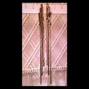 💲💲Rustic Long Silver Earrings💲💲